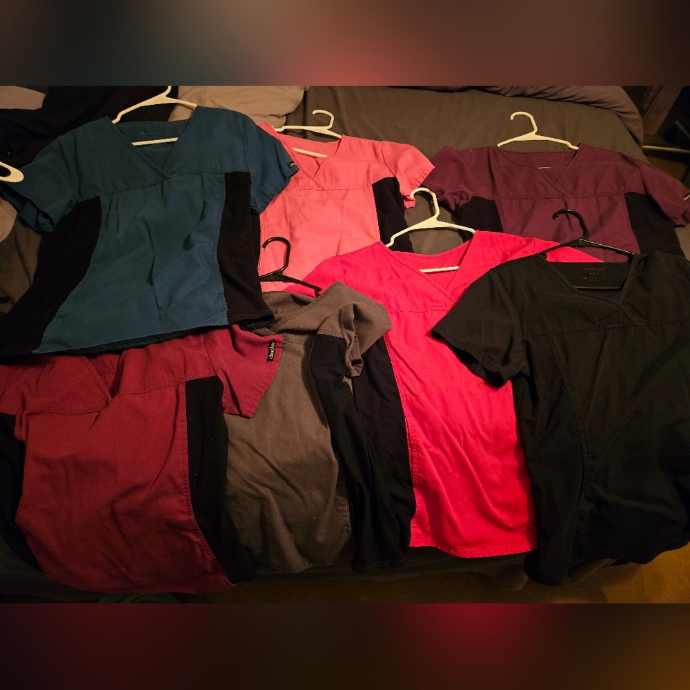Colorful Scrub Tops Collection